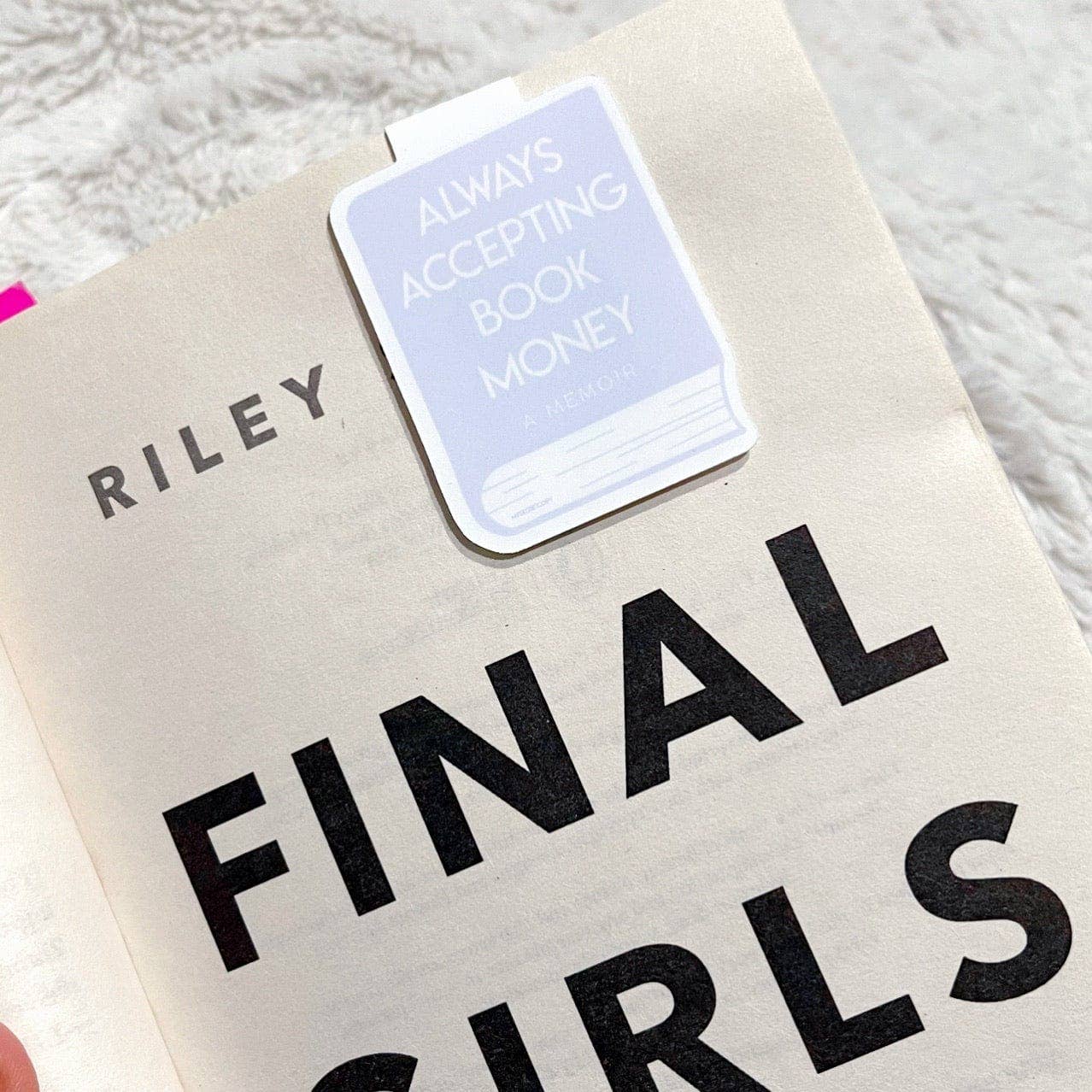 My Secret Copy - Wholesale Bookmark - Always Accepting Book Money Magnetic Bookmark1