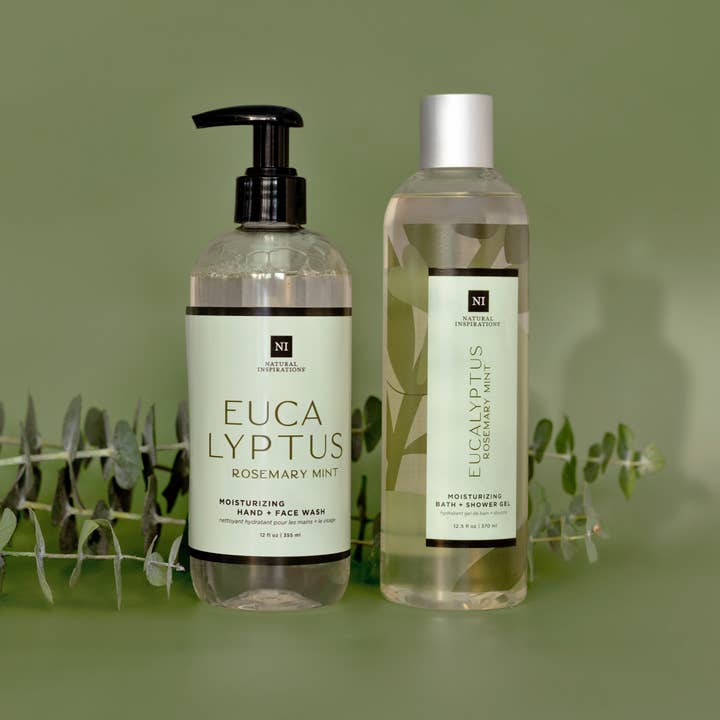 Natural Inspirations - Wholesale Hand Soap/Wash - Eucalyptus Rosemary Mint Hand + Face Wash