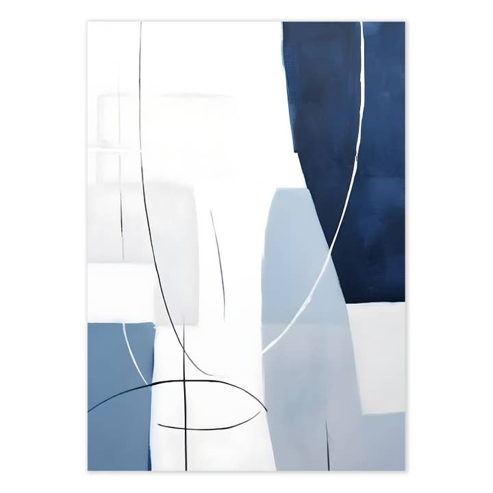 Lakeside Blue Abstract Nr. 1 für den Großhandel von Ellisimo