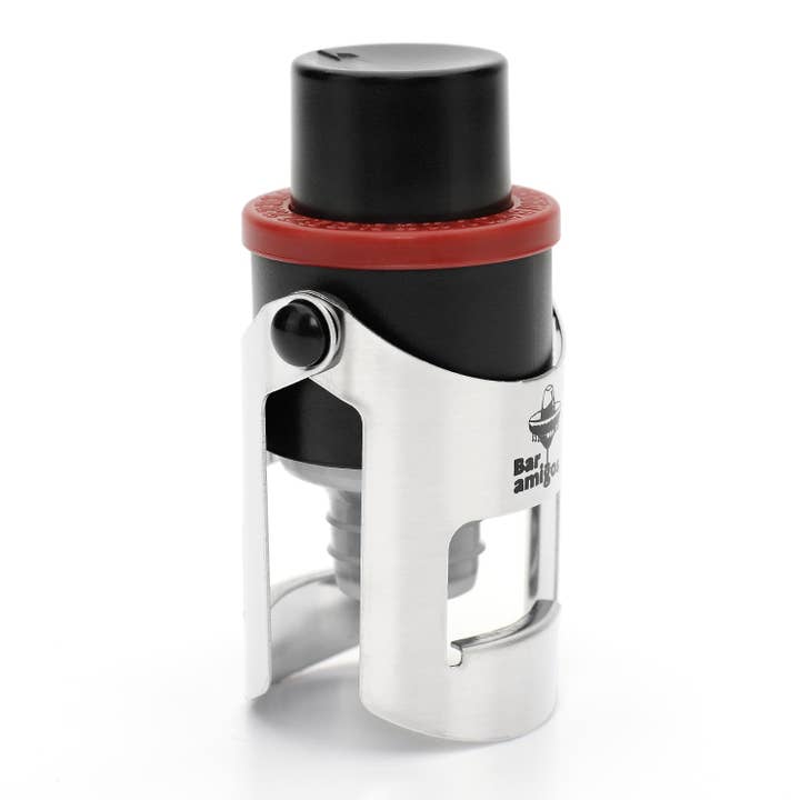Wholesale Gifts Tomorrow – wholesale Wine stopper – Bar Amigos Wine Champagne Savers Pressure Stopper Red6