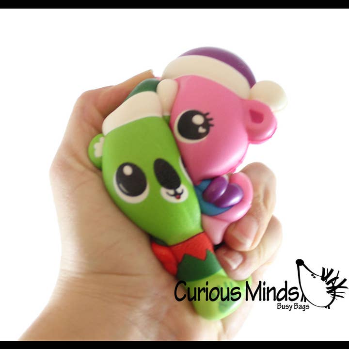 Curious Minds Toys - Wholesale Squishy Toy - Kids & Baby - 1 Winter Animal Themed Slow Rise Squishy Toys - Memory Foam