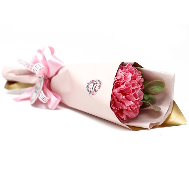 Ancient Wisdom - Wholesale Bath & Body Set - Soap Flower - Carnation Bouquet