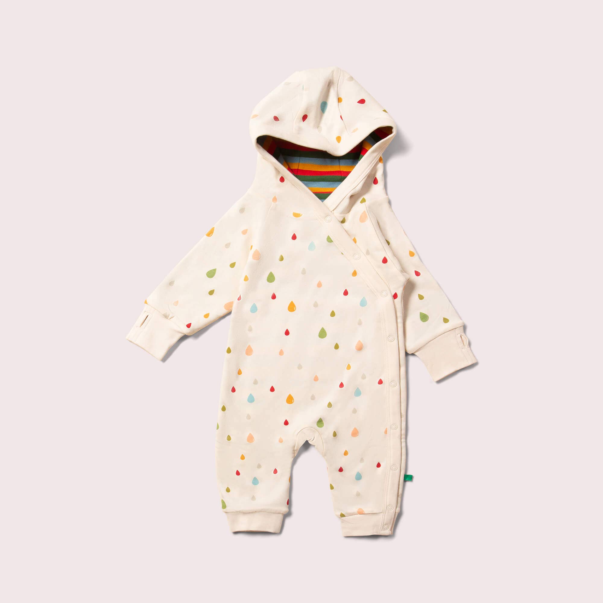 Drop Drop Gentag Print Dryp Drop Reversible Hooded Snug Som Bug Suit for engroshandel på Faire1
