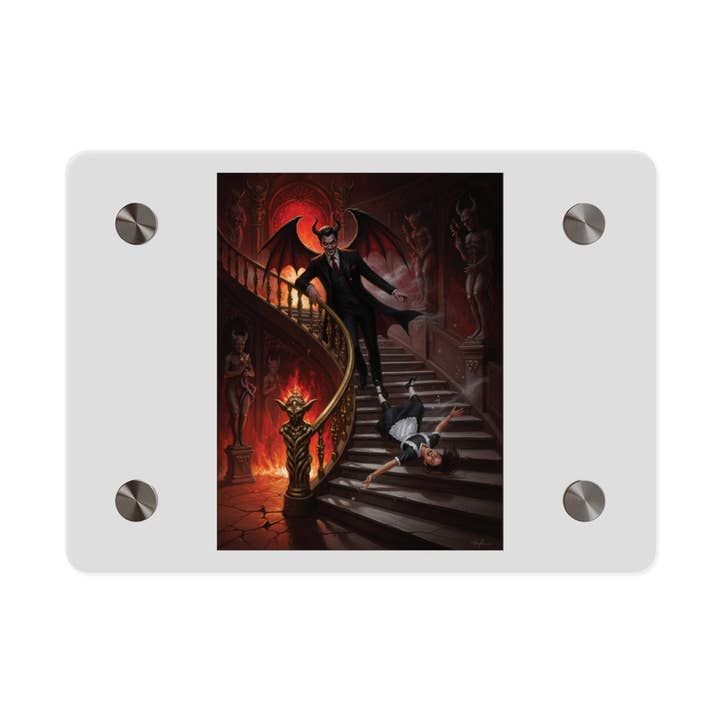 Akrylväggkonstpanel - djävul och tjänsteflicka för wholesale av MIP