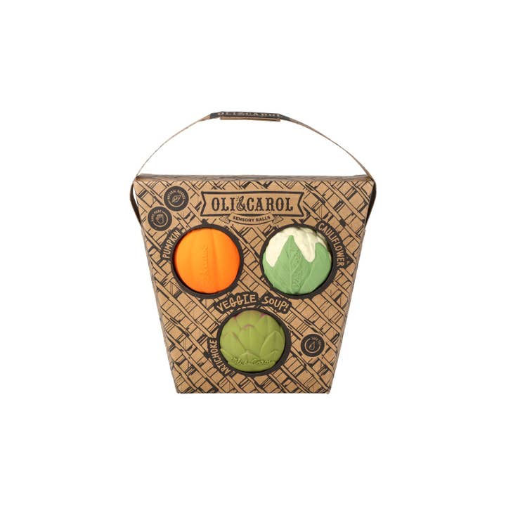 Oli & Carol - Wholesale Sensory Ball - Baby - Veggie Soup Baby Sensory Balls