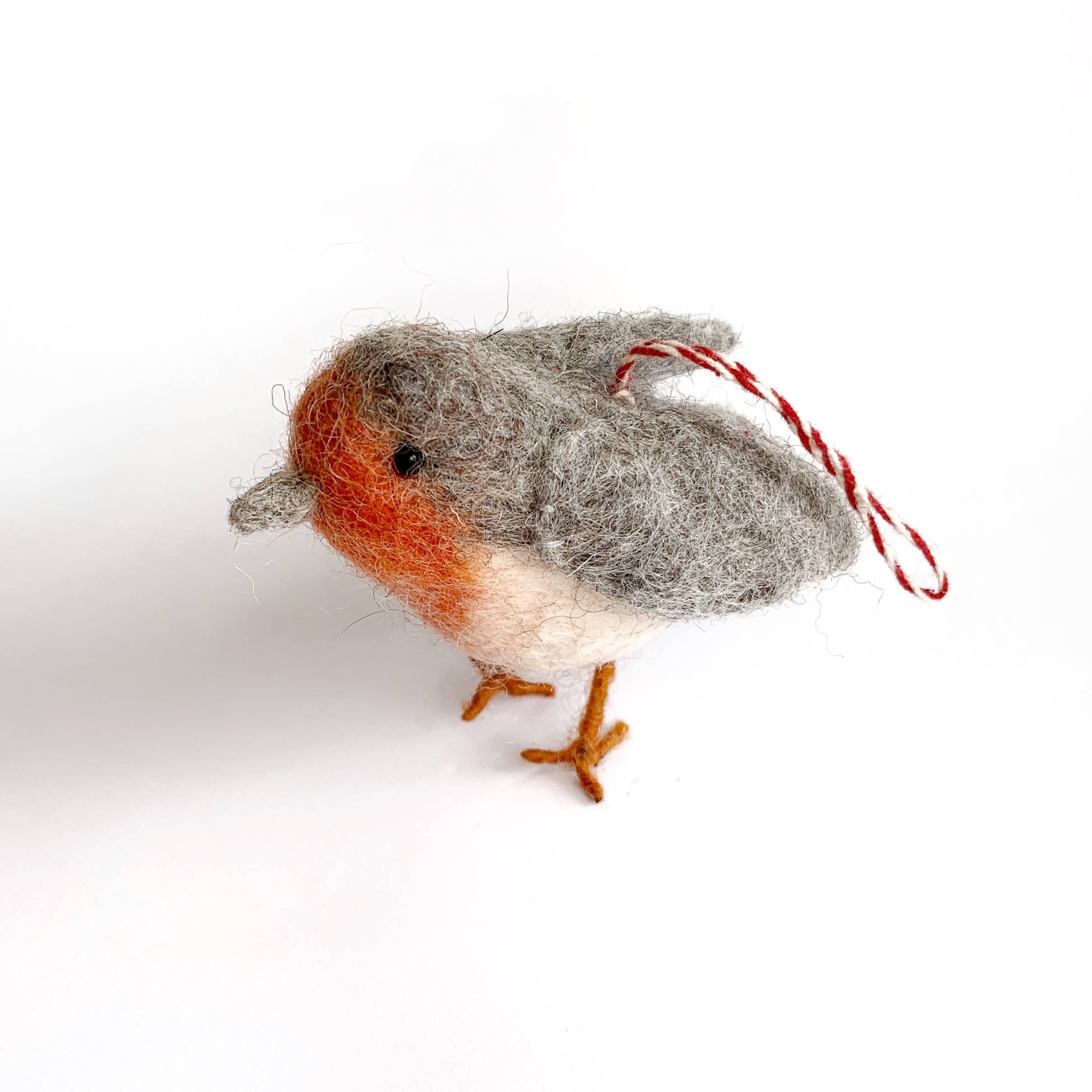 Ornaments 4 Orphans - Wholesale Ornament - Bird Tufted Wool Christmas Ornament