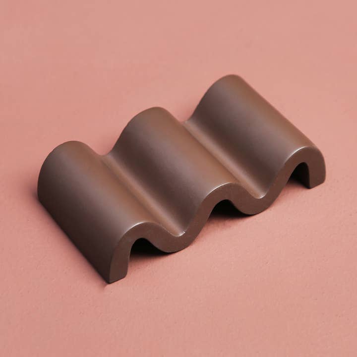 Kurzer Seifenbehälter braun, Ringplatte für den Großhandel von puffysquare