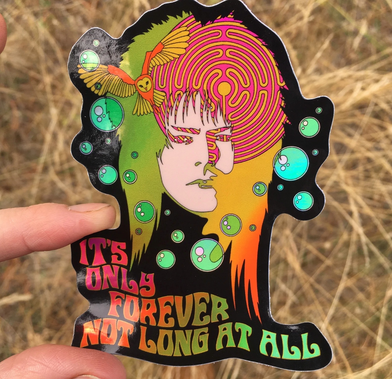 Astral Weekend - Wholesale Sticker - 3 Inch Sticker Labyrinth David Bowie3