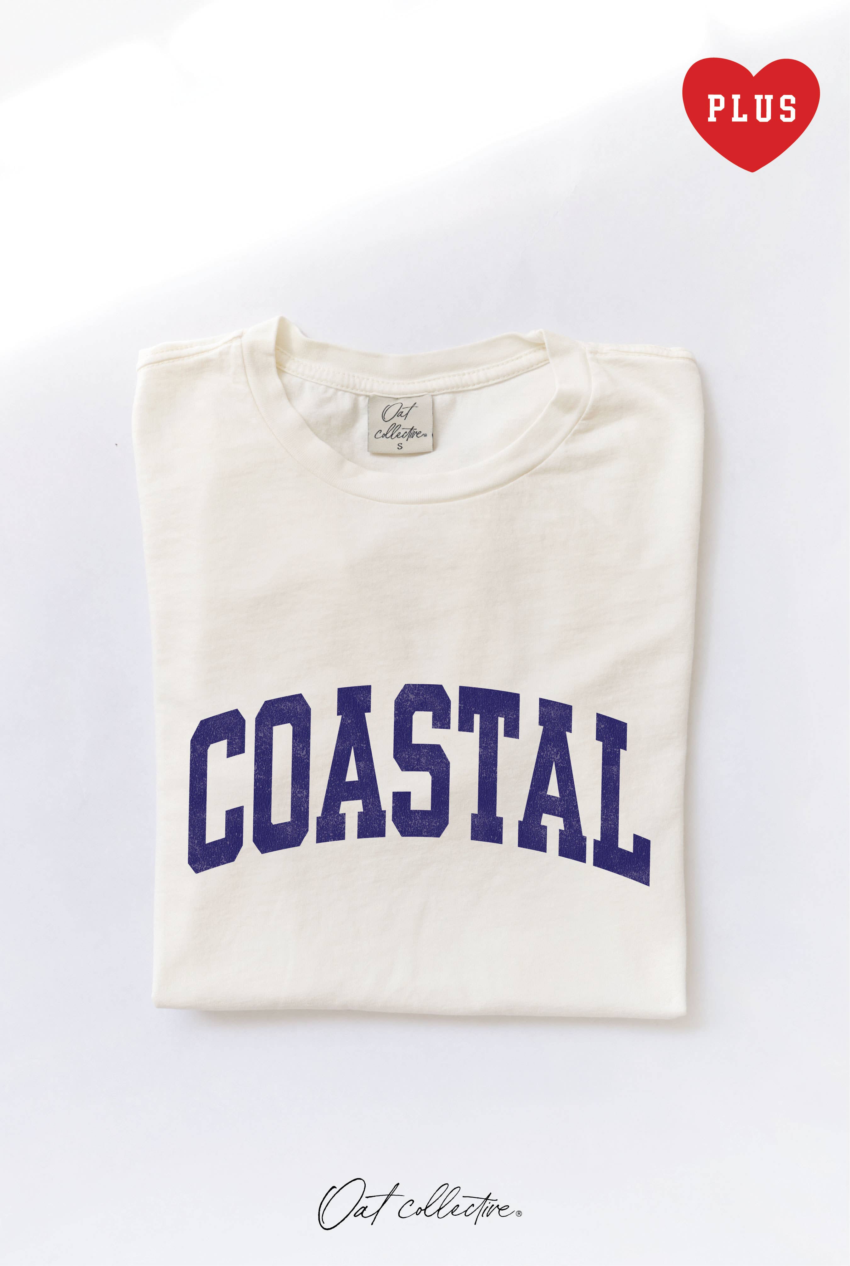 OAT COLLECTIVE - Wholesale Screen printed t-shirt – Women′s - COASTAL Plus Mineral Graphic Top14