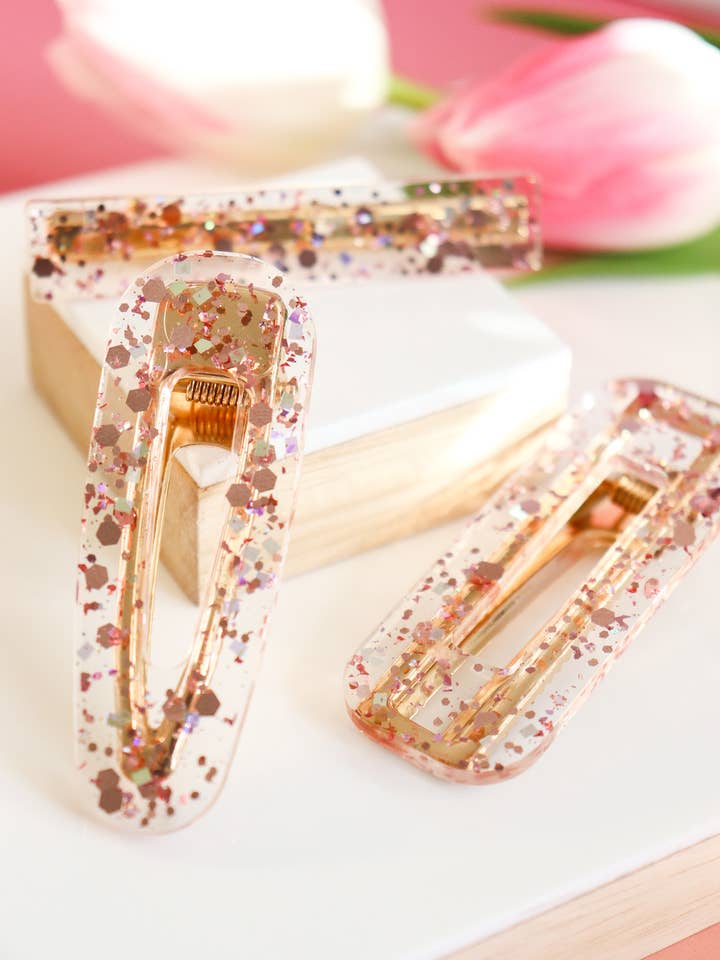 Gold Dust Barrette for wholesale by CG Home