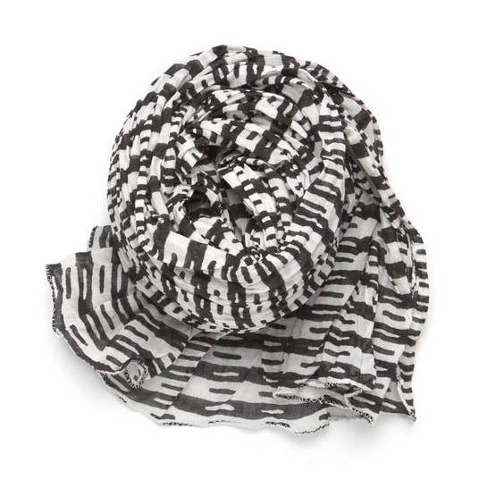 Pueblo-Black Ivory White Scarf and other Purchase Wholesale yung pueblo. Free Returns & Net 60 Terms on Faire trending on Faire.