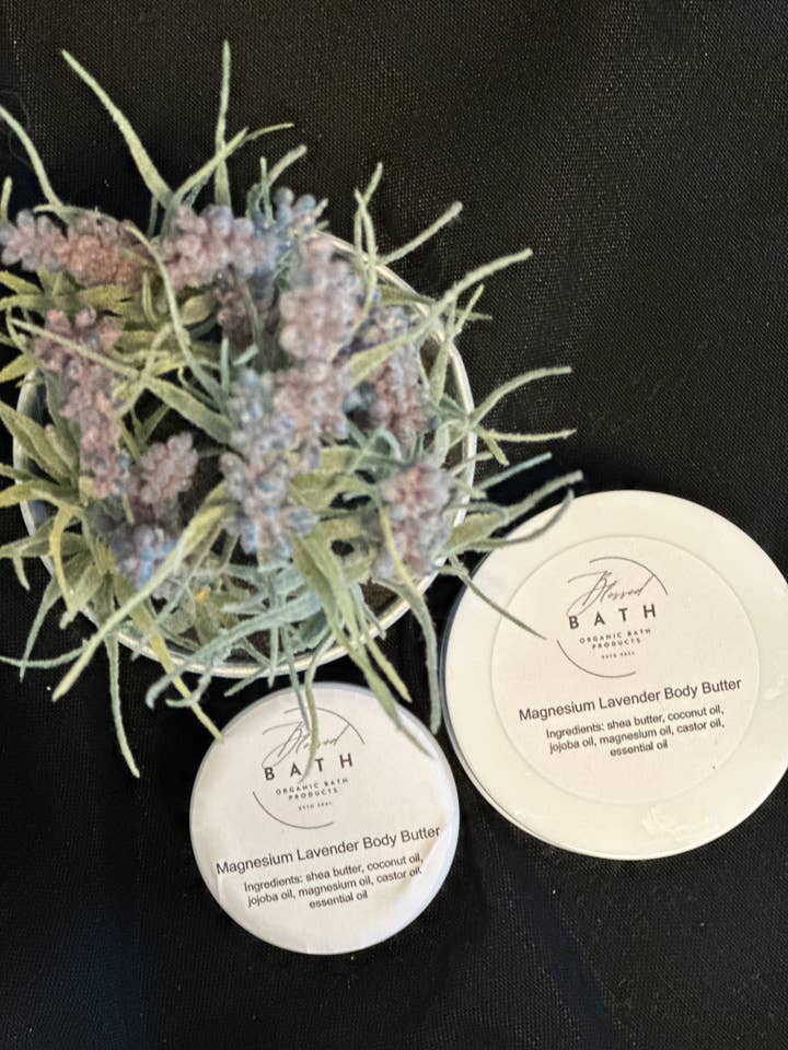 Manteiga Corporal de Magnésio Lavanda por atacado de Blessed Bath