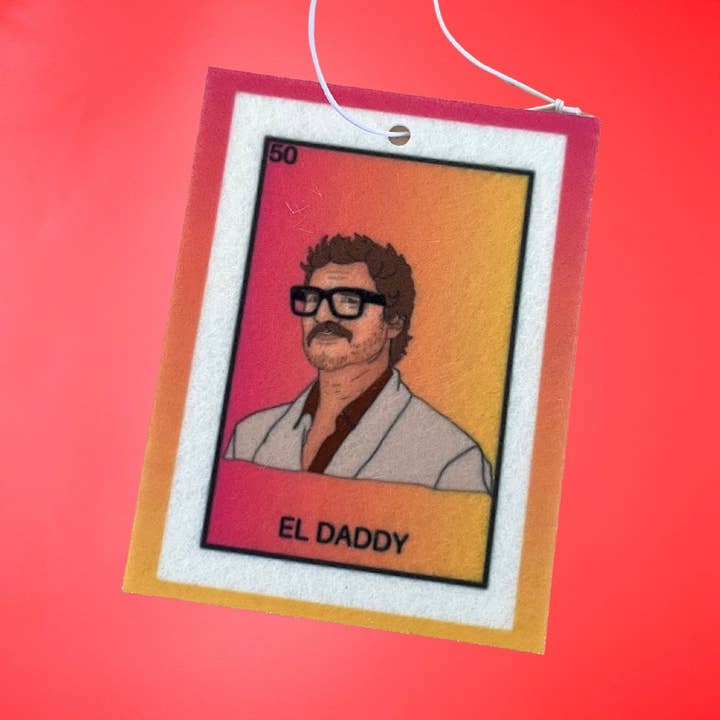 Gaec Studio - Wholesale Air Freshener - El daddy Lotería Pedro Pascal Pop Culture air refresher0