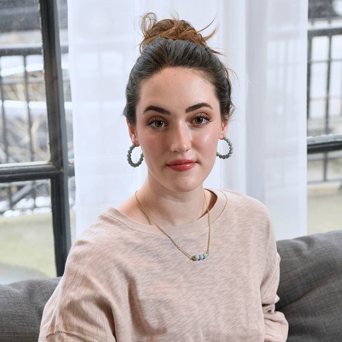 WorldFinds – Engroshandel Halskæde med vedhæng – Blå himmel vedhæng halskæde1