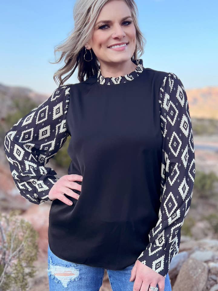 Sterling Kreek - Wholesale Blouse - Women's - Tis The Season Top