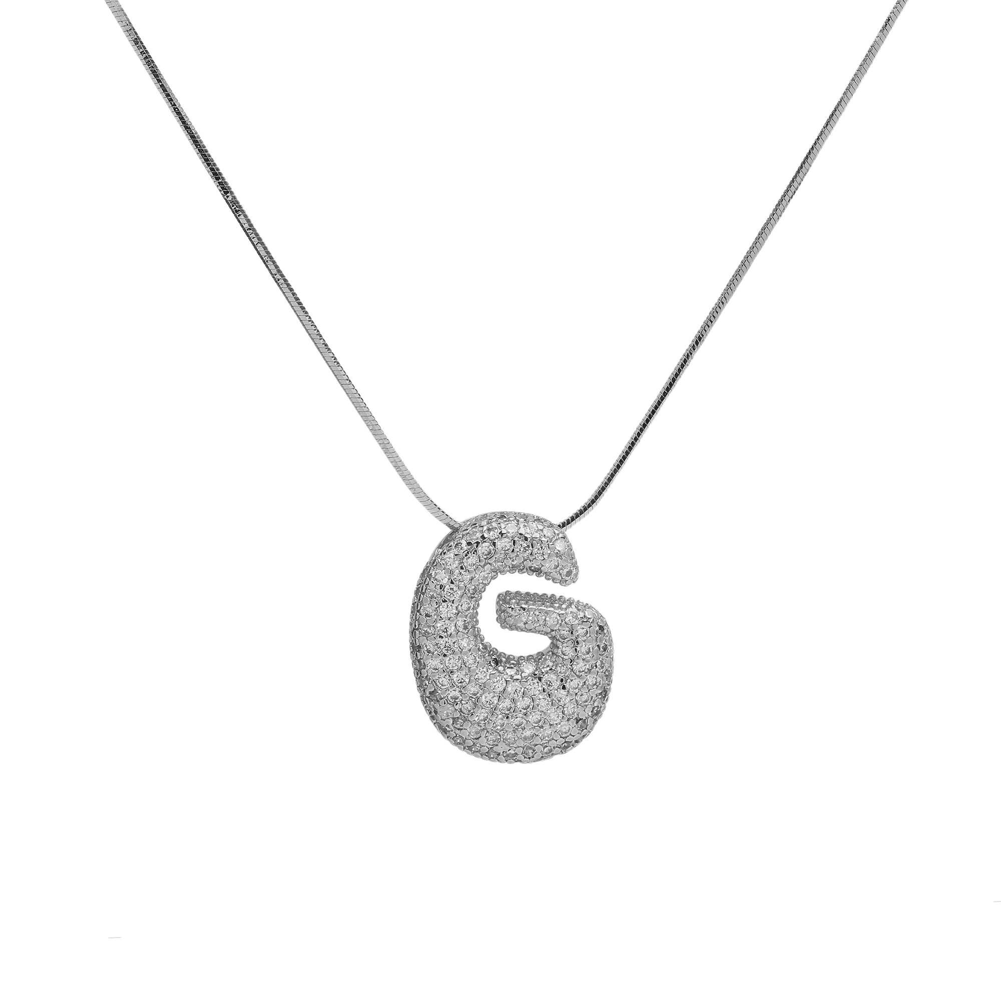 Savvy Bling – wholesale Pendant/charm necklace – Initial Waterdrop 18K Gold Necklace42