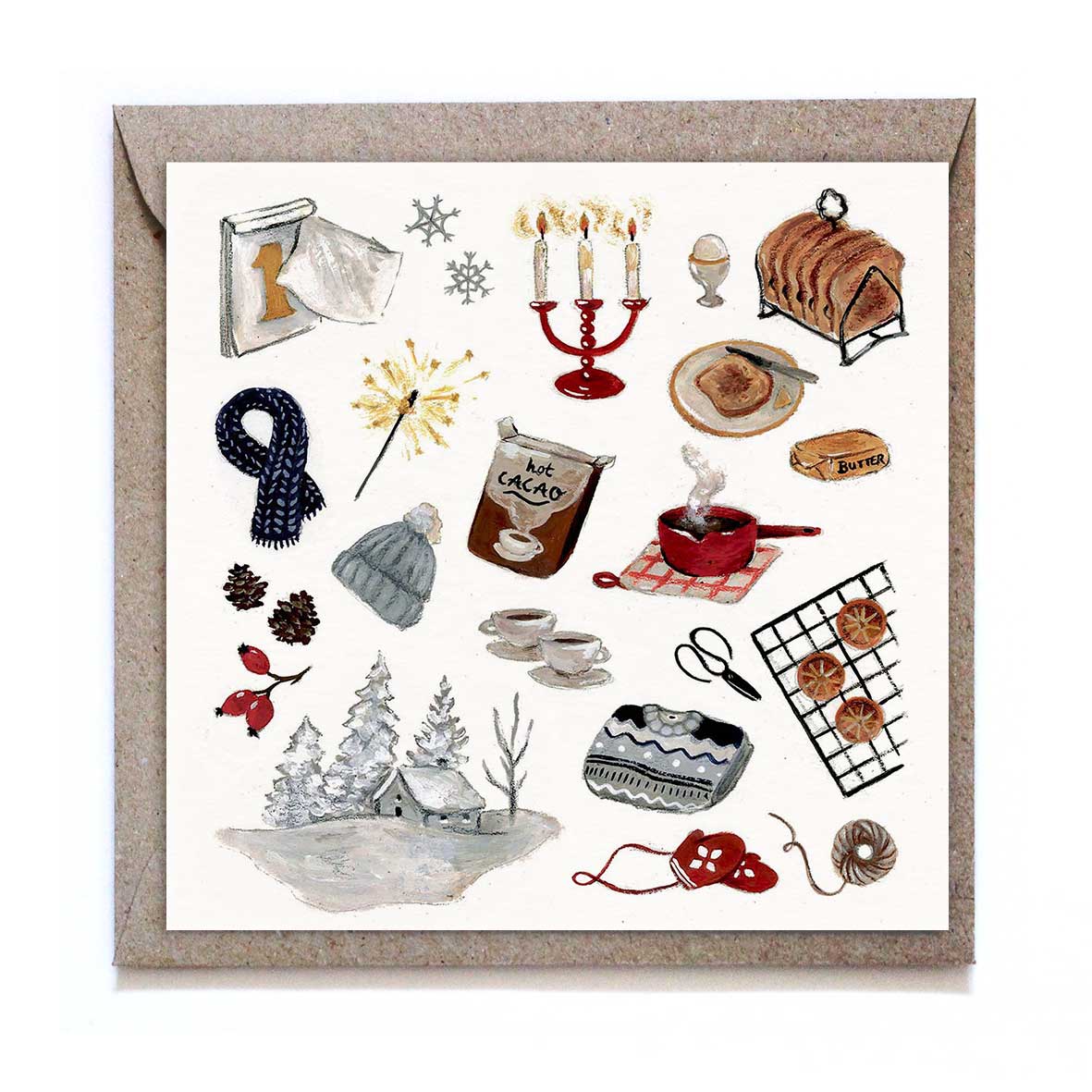 studiosatsch - Wholesale Season's Greetings Card - Holiday | Card Set of 44