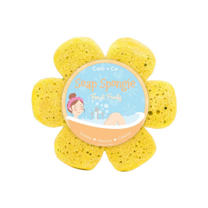 Cait + Co - Wholesale Bath Pouf/Sponge - Soap Infused Spongie-Fun and Fruity