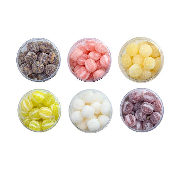 Candyhouse Ltd - Vendita all'ingrosso Caramelle dure - Dolci bolliti Pink Fizz in barattolo di marmellata4