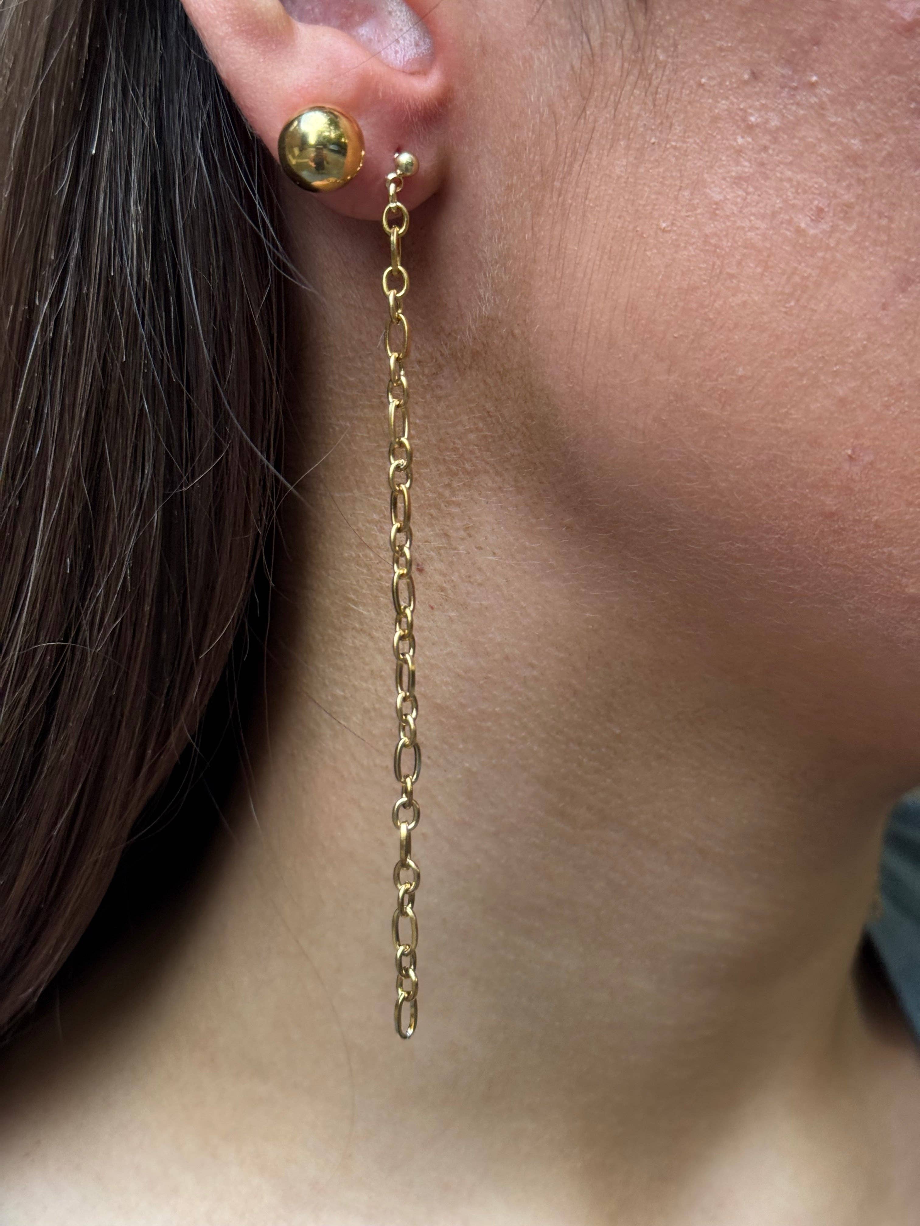 Idlewild Everyday - Wholesale Dangle Earrings - Sequence Chain Link Duster1