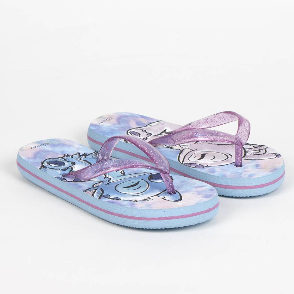 Evidence - Wholesale Slippers - Kids - Disney Stitch Kids Flip-Flop Slippers - Girls1