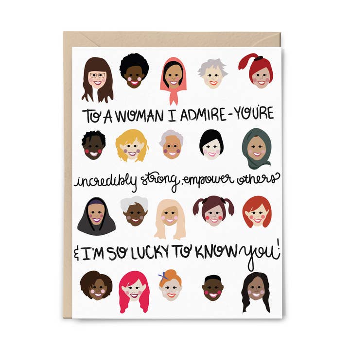 Carte d'autonomisation d'ami pour la vente par Lane Paper Works