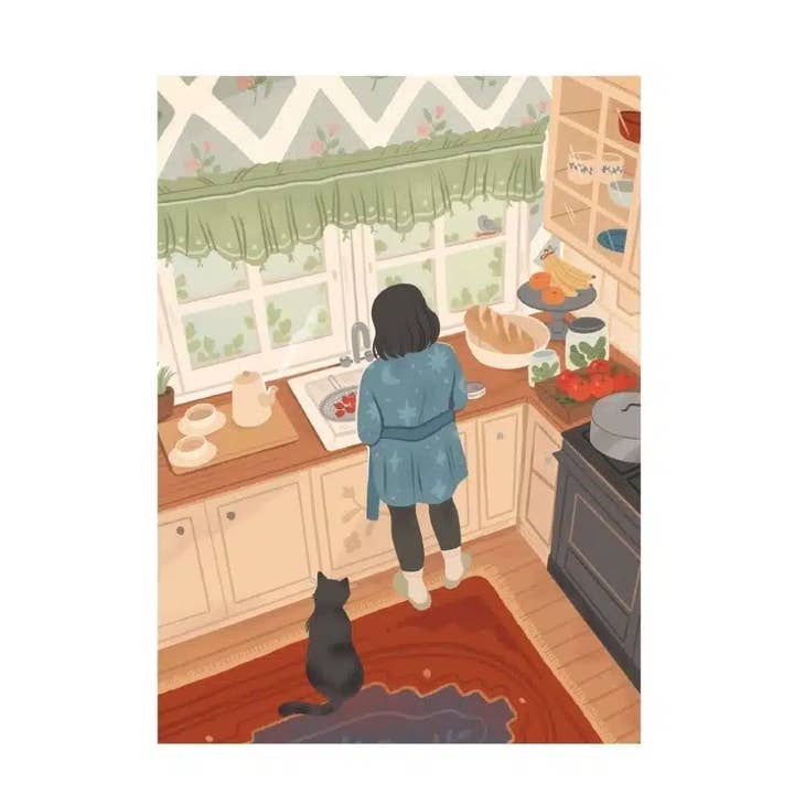 Mini quebra-cabeça Esperando Pelo Almoço – Trevell – 99 peças por atacado de Trevell