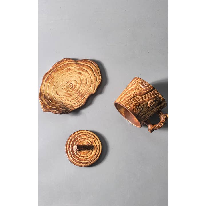 Gohobi (We cover U.S. import duties) – wholesale Coffee mug – Gohobi Handmade Tree Trunk Coffee Cup Mug8