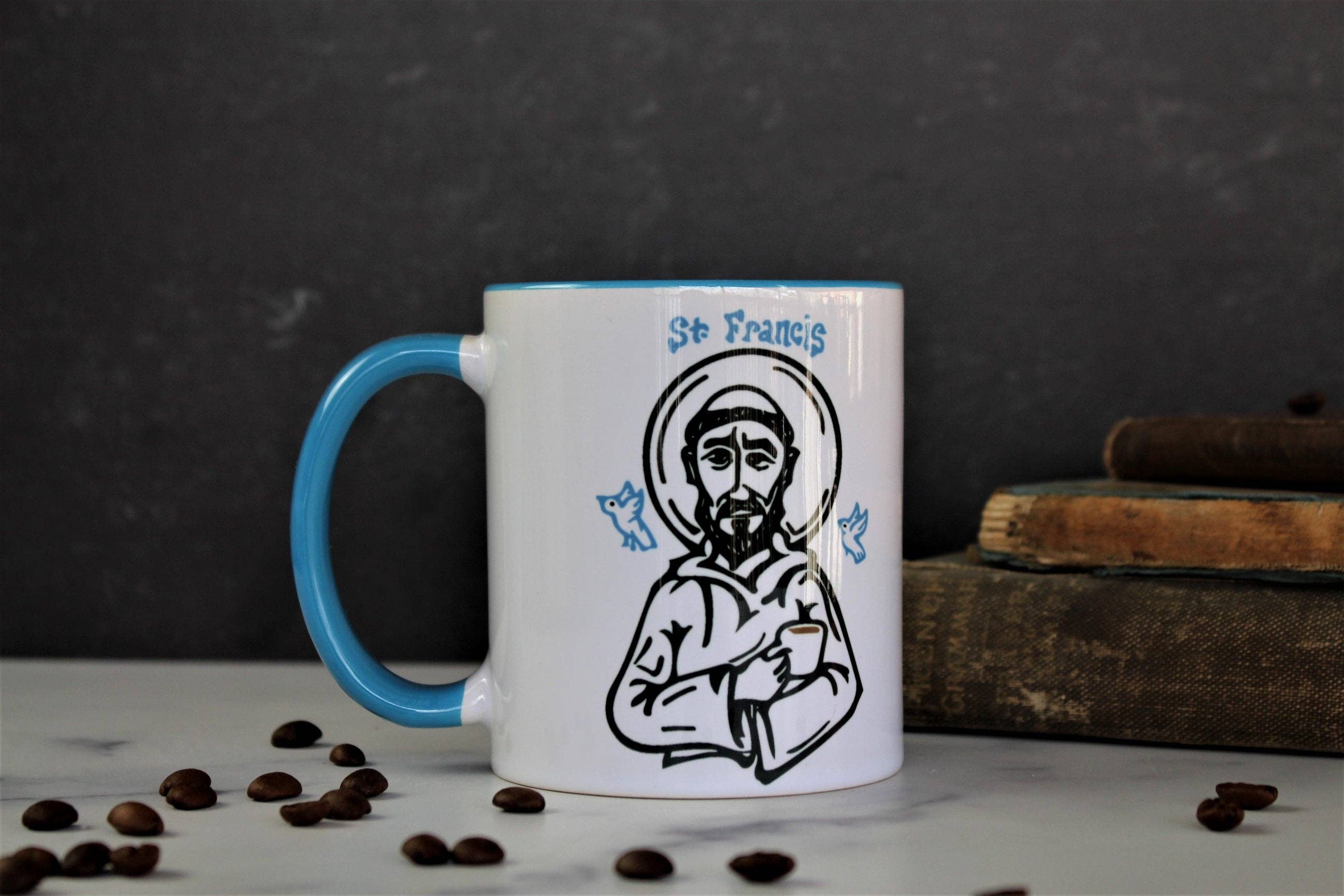 Drinklings Coffee and Mugs - Wholesale Coffee Mug - The Francis Of Assisi Mug3
