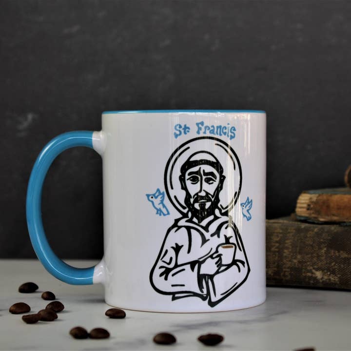 Drinklings Coffee and Mugs - Wholesale Coffee Mug - The Francis Of Assisi Mug3