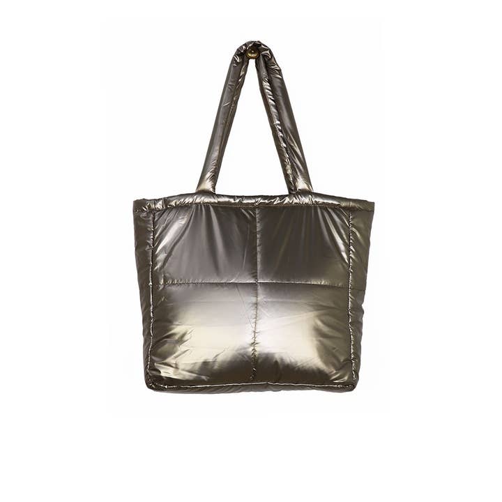 Attrait Paris - Wholesale Tote Bag - Women's - Quilted tote bag with checkered design2