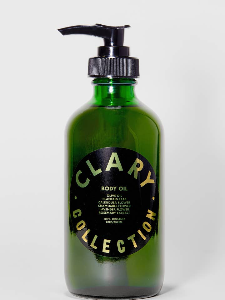 Body Oil 8oz for wholesale by Clary Collection