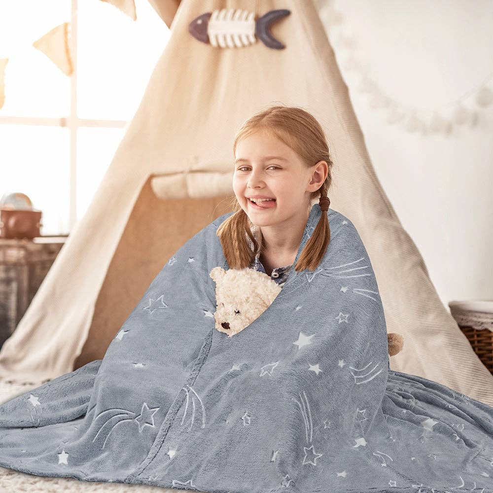 Pavilia – wholesale Throw blanket – Glow In The Dark Fleece Throw Blanket20