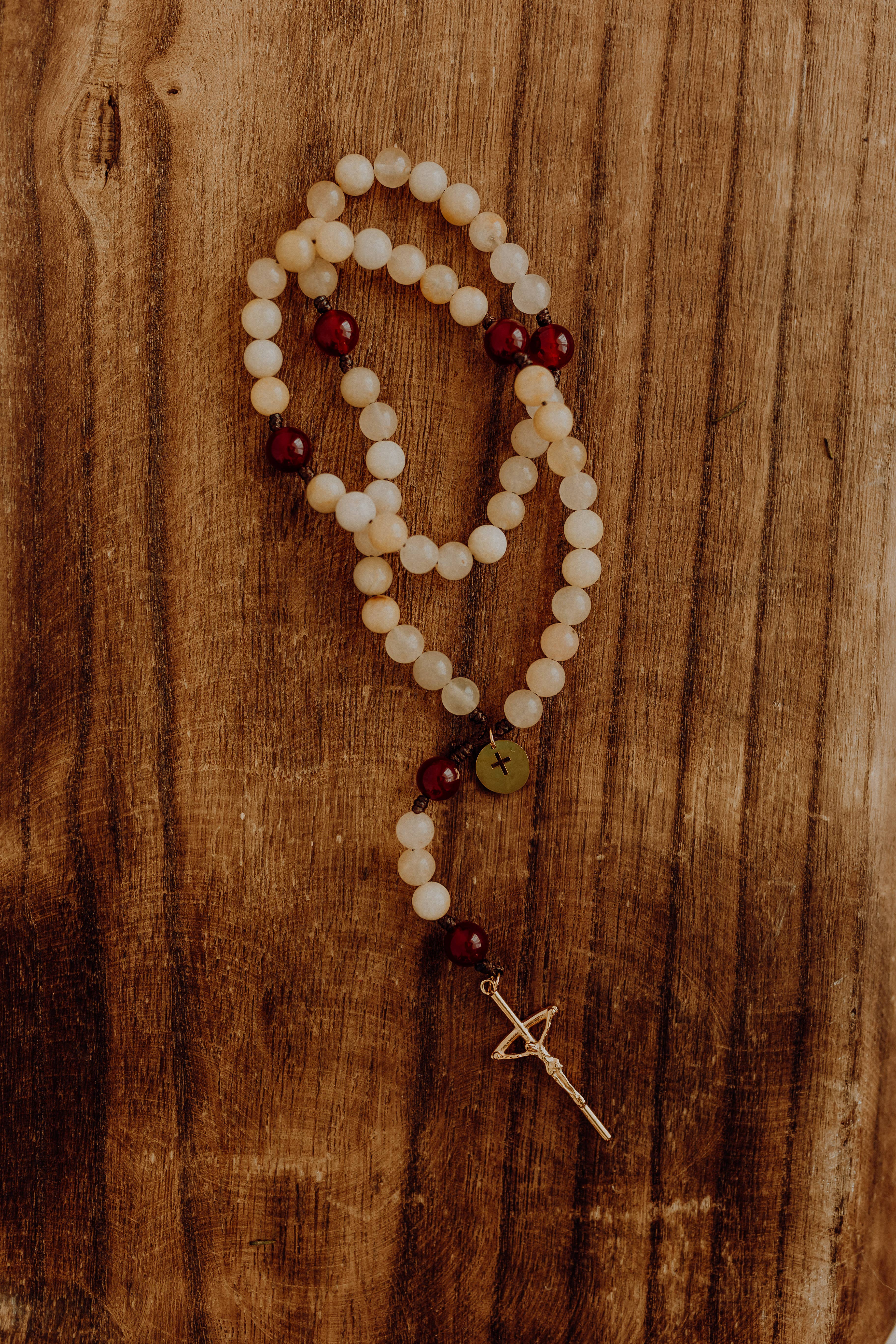 Abundantly Yours - Wholesale Prayer Beads Necklace - Bread of Life Rosary | Catholic Rosary3