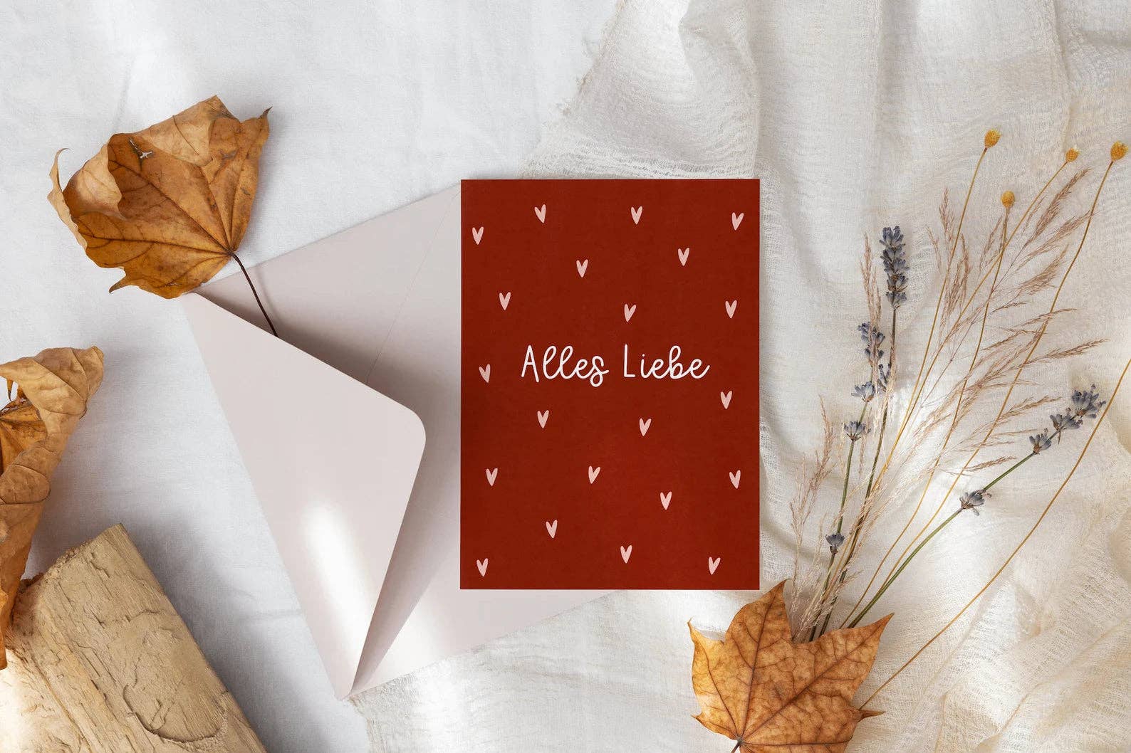 Tilda&Theo - Wholesale Birthday Card - Birthday Card All the Best - Hearts2