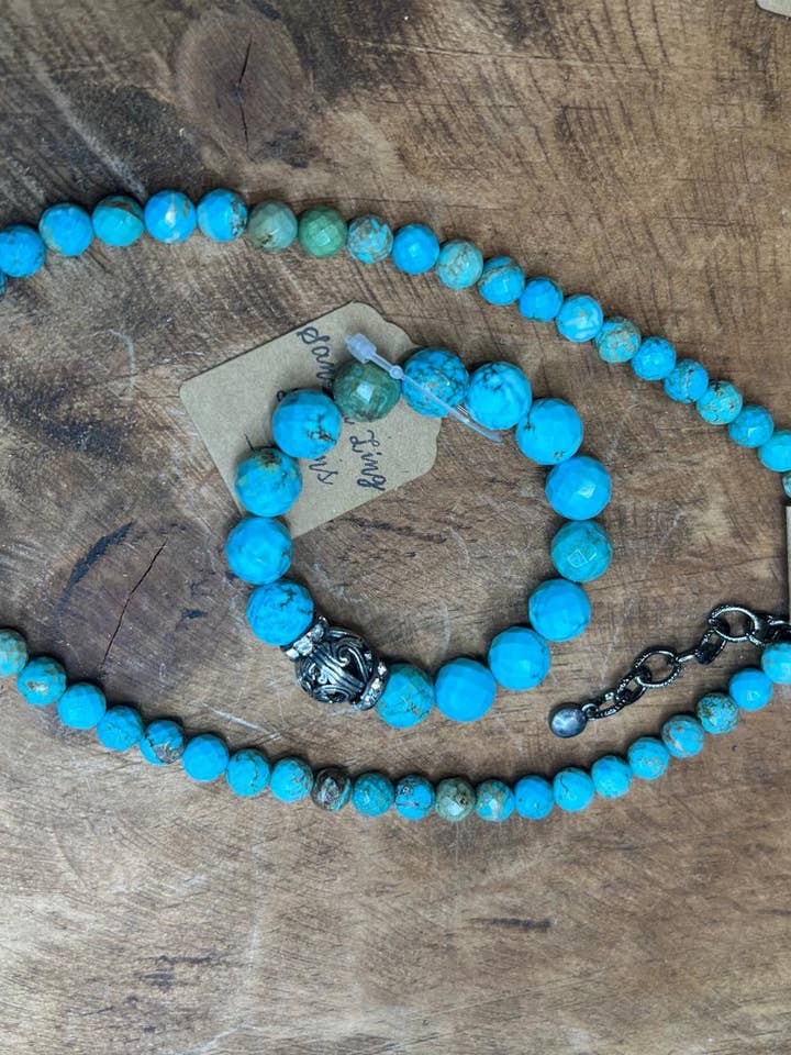 Trail Dust Treasures Collection. Desert Sky Necklace for wholesale by Sandra Ling Designs