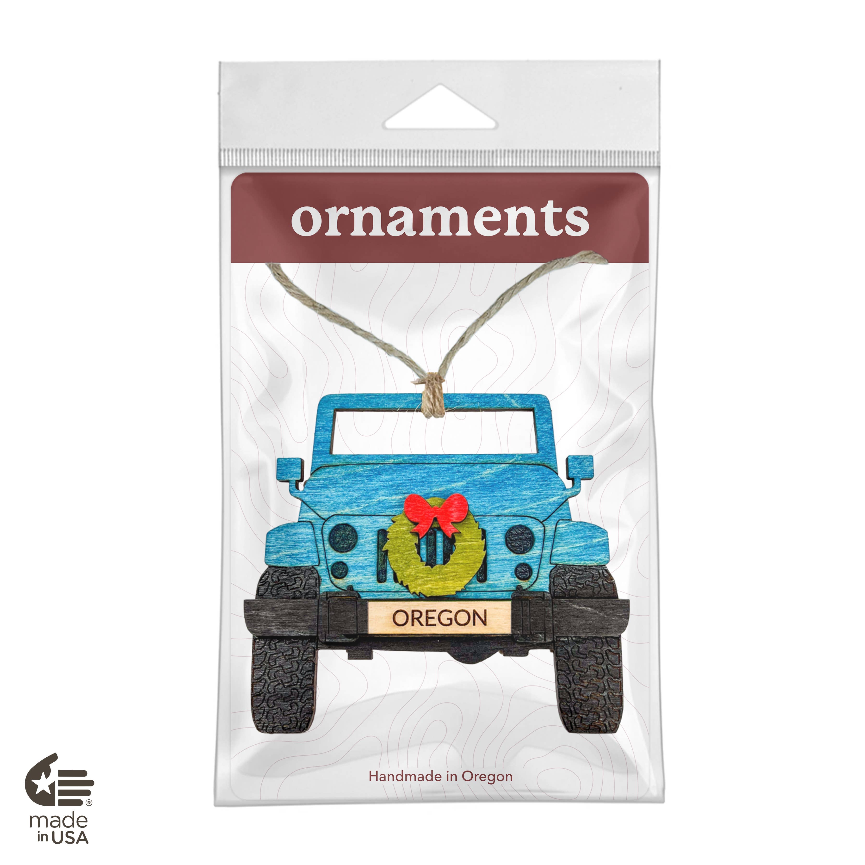 Bloom & Wander – wholesale Ornament – Jeep Ornaments 4x4 Off Road | Holiday Christmas Customizable8