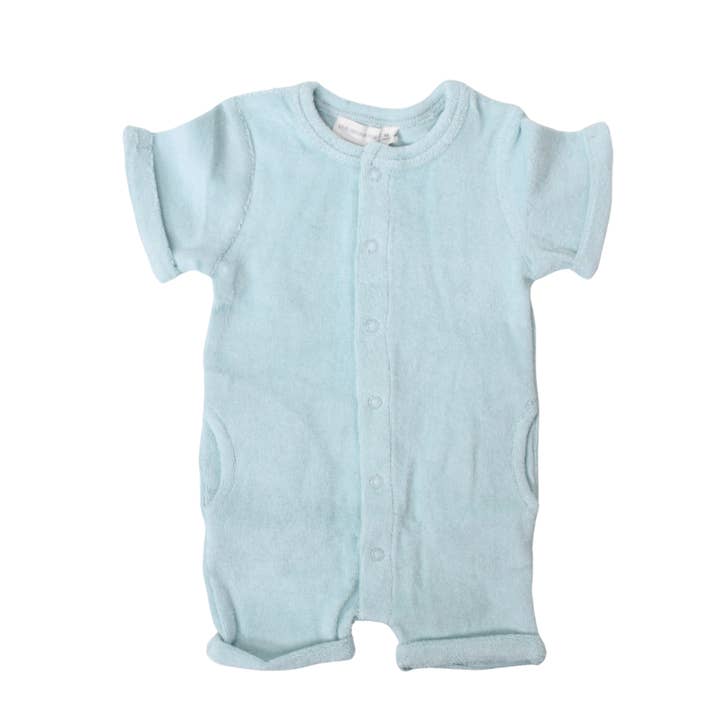 Our Green House - Wholesale Jumpsuit - Baby - Organic Terry Baby Romper - Assorted Colors2