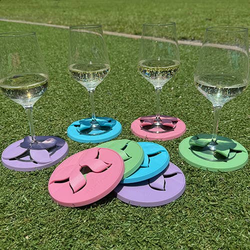 Biba Home Co - Wholesale Wine/Cocktail Glass Markers - Wine Glass Slipper (Multicolors)7