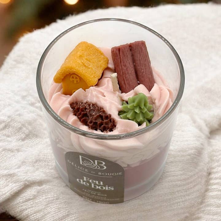 Delice de Bougie - Wholesale Jar/Filled Candle - Whipped cream candle | Wood fire0