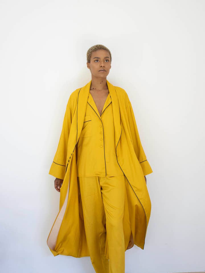 Bata de seda de bambú Adesøji para venta al por mayor de LAAYO HOME