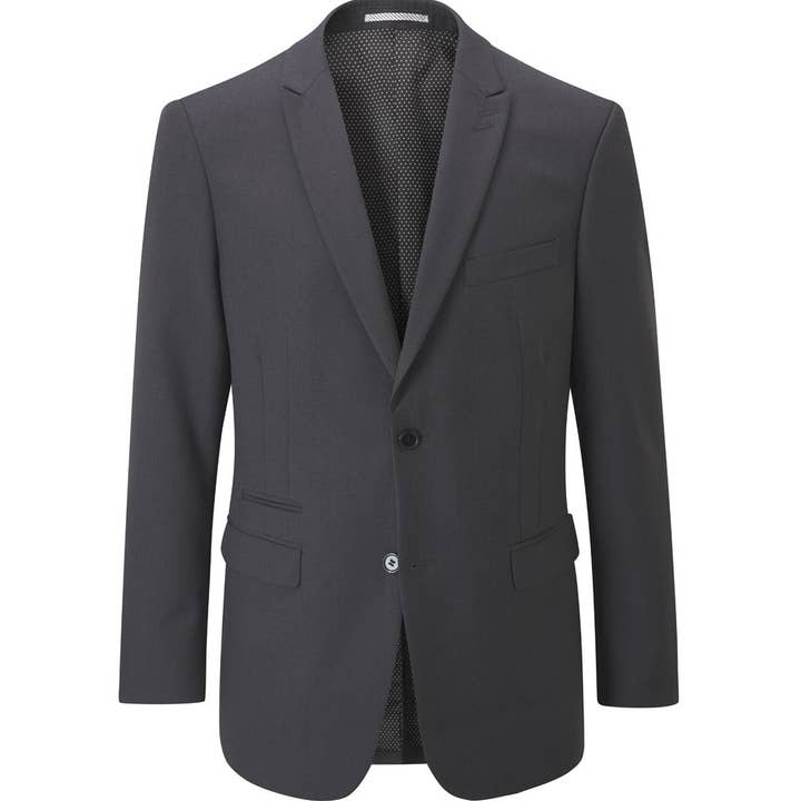 SKOPES MADRID VST CHARBON SERGÉ SUPERFIN pour la vente par Brooklyn Big & Tall