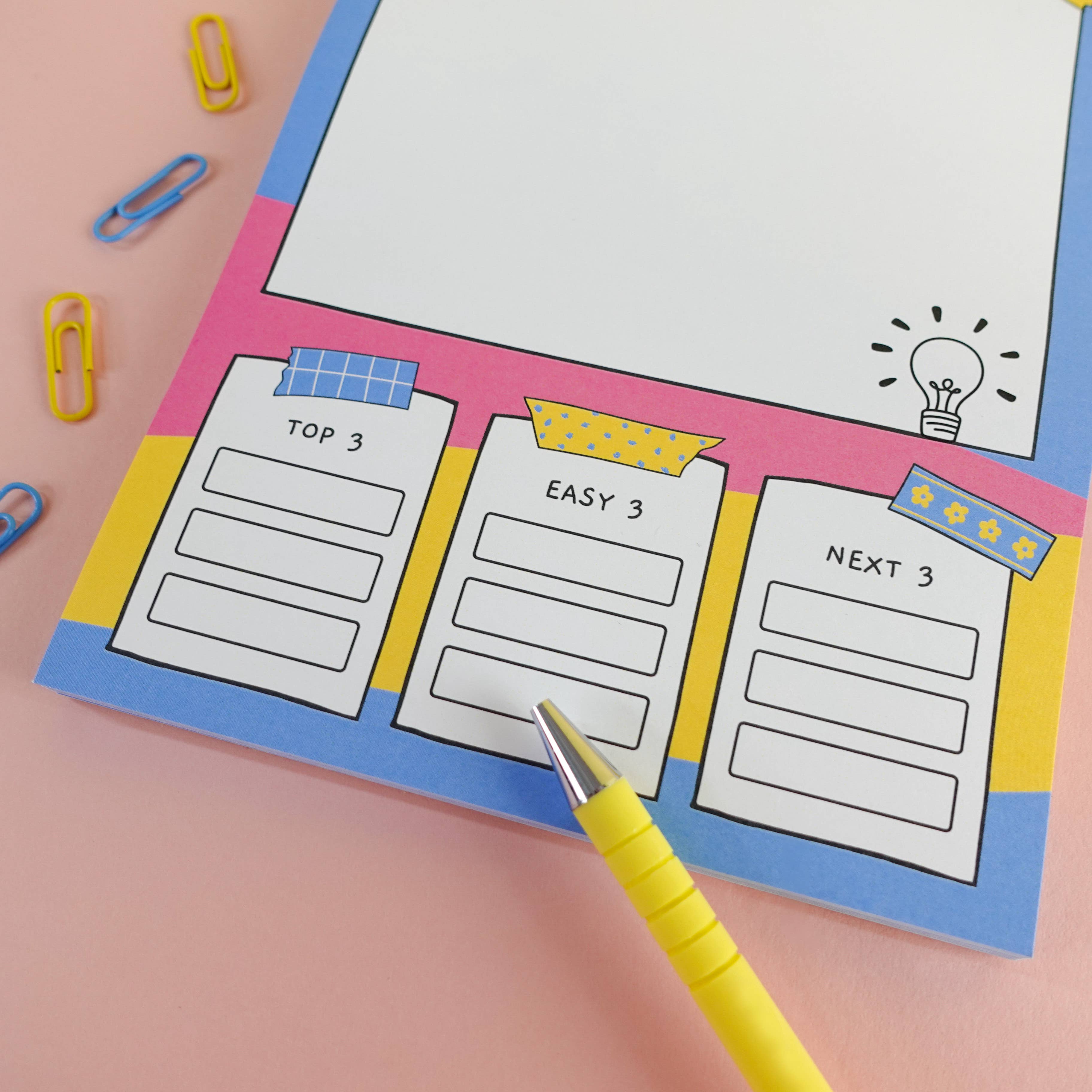 Sunshine Lane - Wholesale Notepad - Brain Dump Notepad - A54