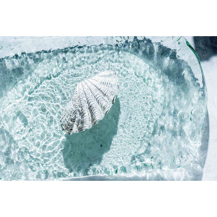 Fluted Clamshell Treasure Box for wholesale by Danforth Pewter