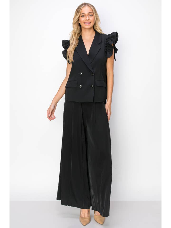 Joh Apparel – Engroshandel Bukser - Dame – Wessa Palazzo vævet buks3