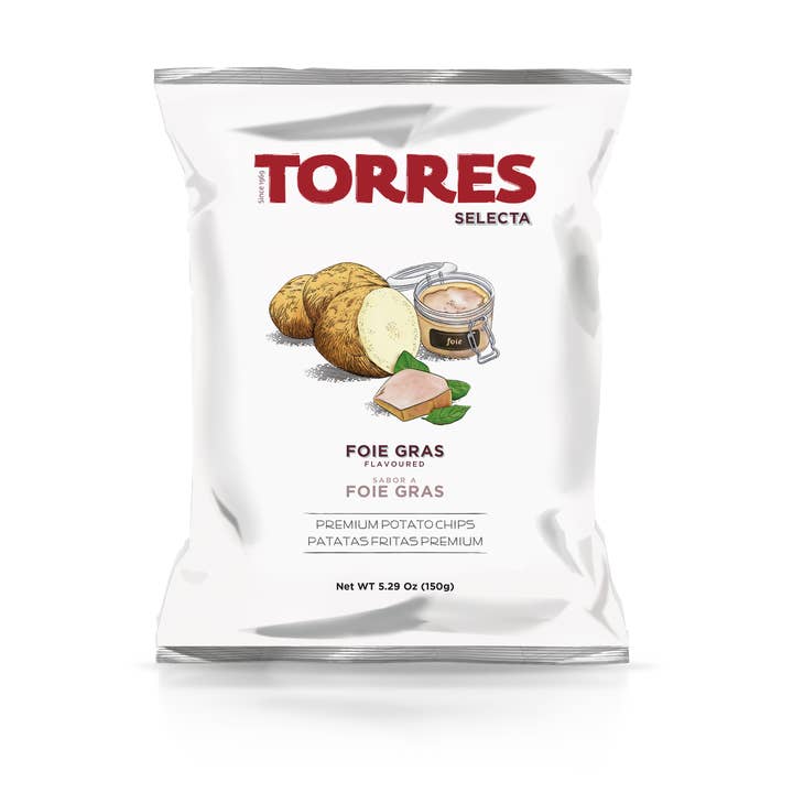 Gourmet Food Solutions, Inc. - Wholesale Chips - Foie Gras Torres Gourmet Potato Chips 50g | SMALL BAG1