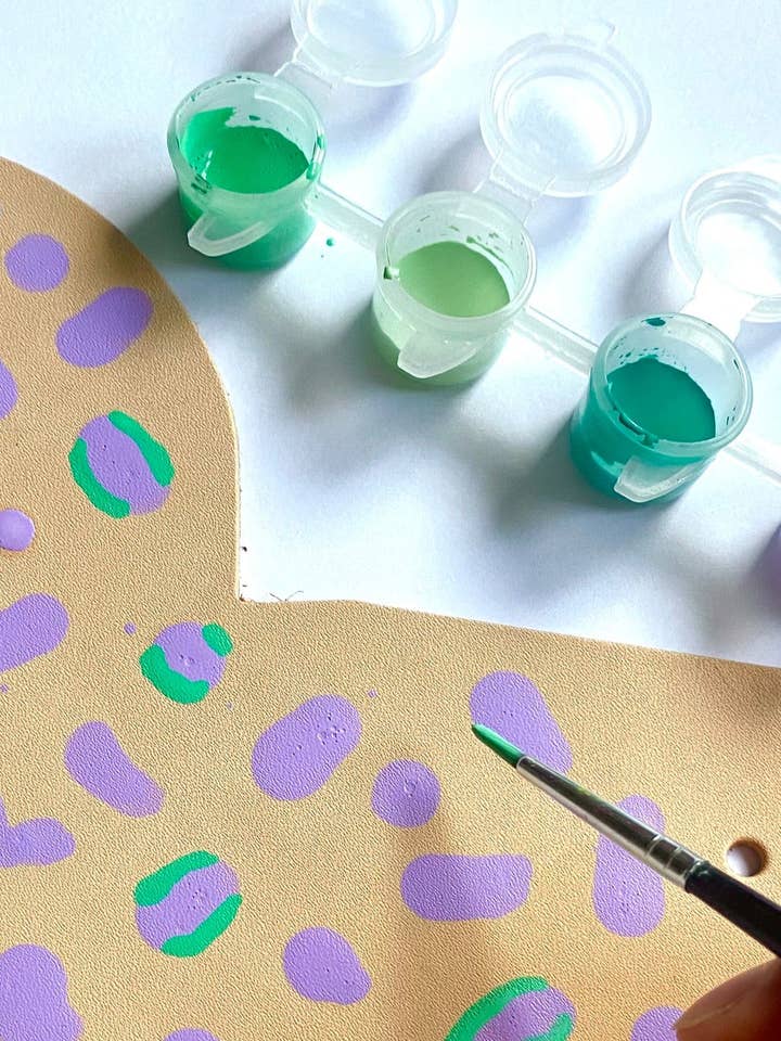 DIY Kit - Hand Paint Your Own Leather Purse for wholesale by Willow