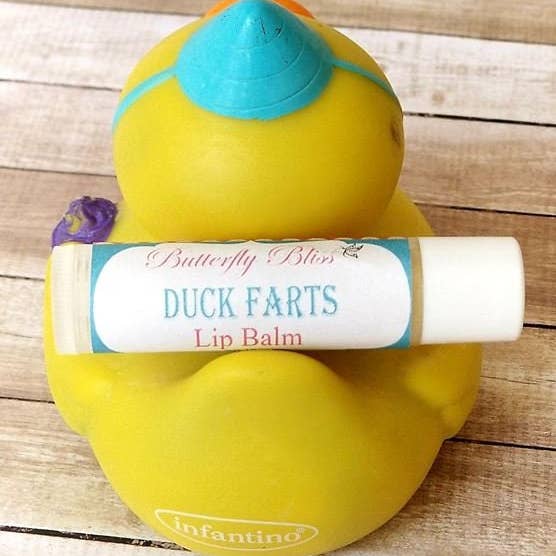 Butterfly Bliss - Venta al por mayor Bálsamos labiales - Bálsamo labial divertido | Recuerdos de fiesta | Bálsamo labial | Favores de fiesta | Tema de pato | Favores de fiesta de pato | Bálsamo labial orgánico | Bálsamo labial al por mayor | Regalo divertido
