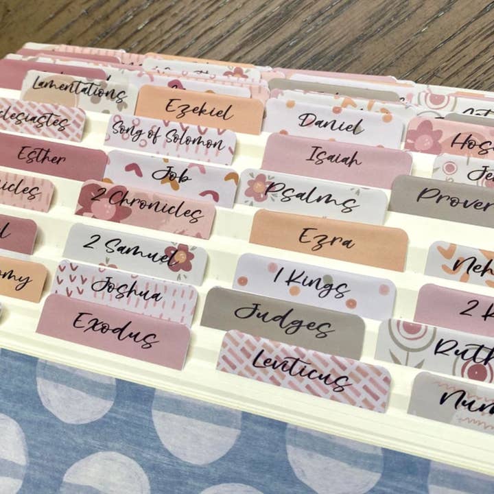wholesale-cute-bible-tabs-bible-index-tabs-for-your-store-faire for Free Printable Bible Index Tabs Wholesale Cute Bible Tabs | Bible Index Tabs for your store - Faire for Free Printable Bible Index Tabs