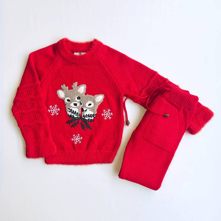 Christmas 2 Piece Knit Set for Toddlers for wholesale by Dreamline